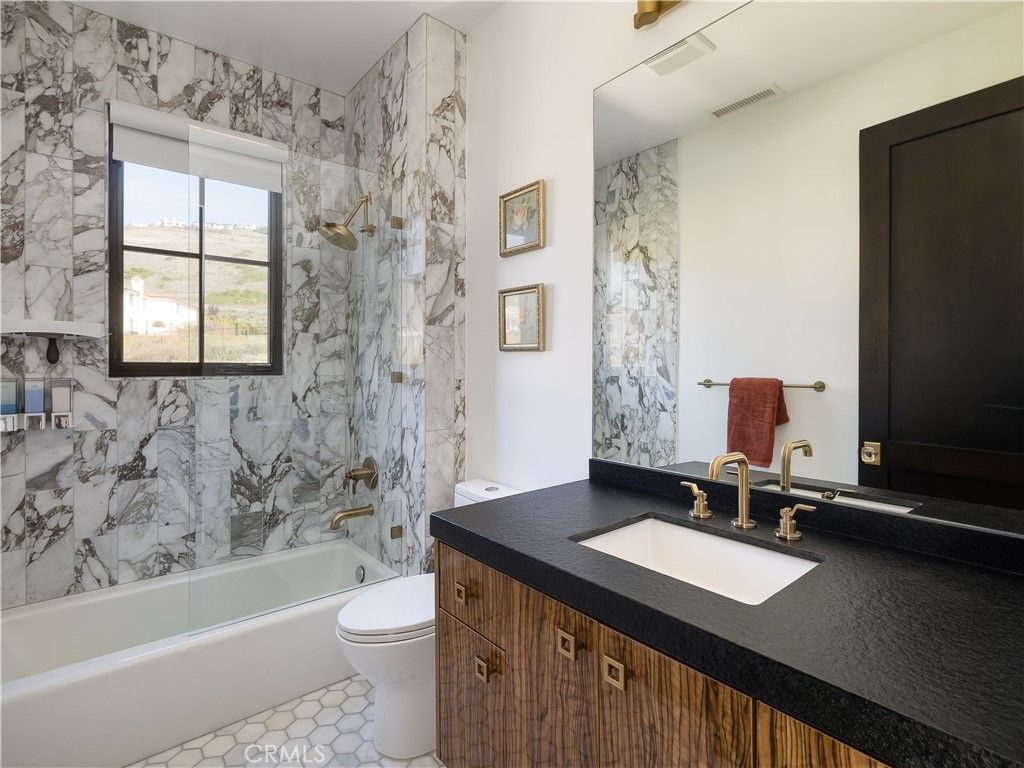 Bathroom, Interior, Marble Walls