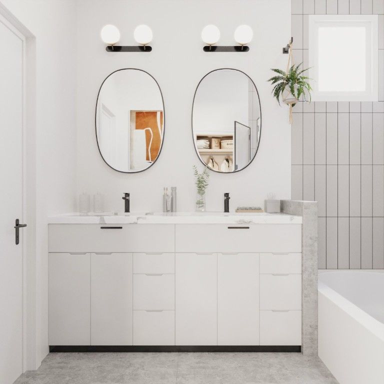 Bathroom, Dual Sink Vanities, Interior