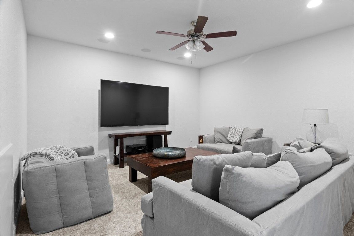 Interior, Living room, Recessed Lighting