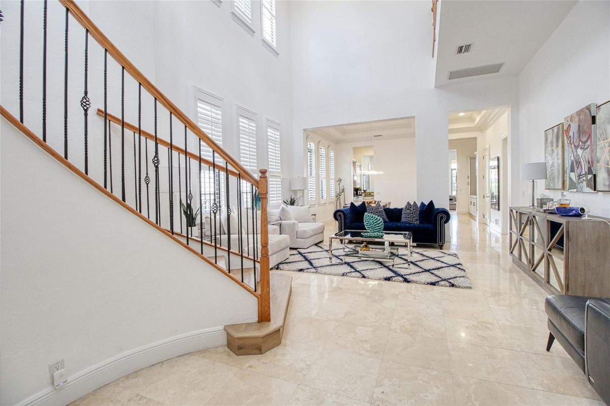 Interior, Living room, Recessed Lighting