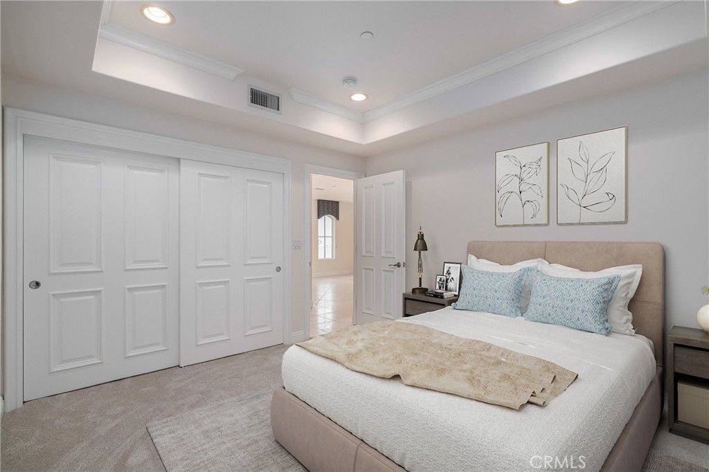 Bedroom, Interior, Recessed Lighting