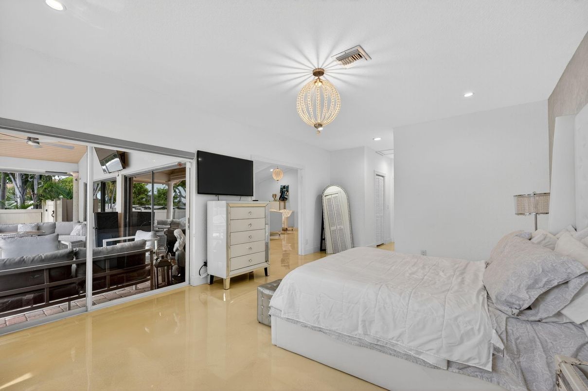 Bedroom, Interior, Recessed Lighting