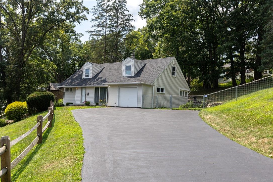 Attached, Backyard, Exterior, Facade, Cape Cod