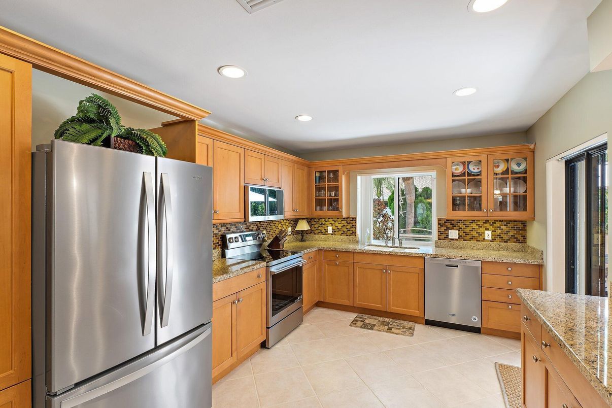 Interior, Kitchen, Recessed Lighting, Stainless Steel Appliances