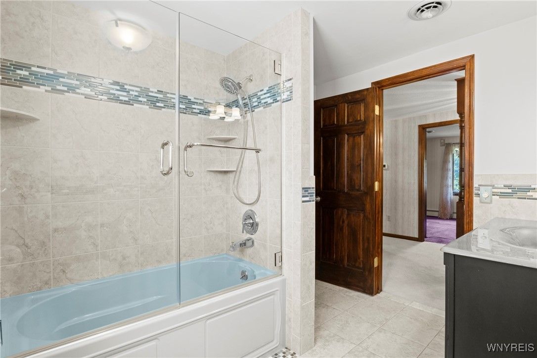 Bathroom, Glass Shower, Interior