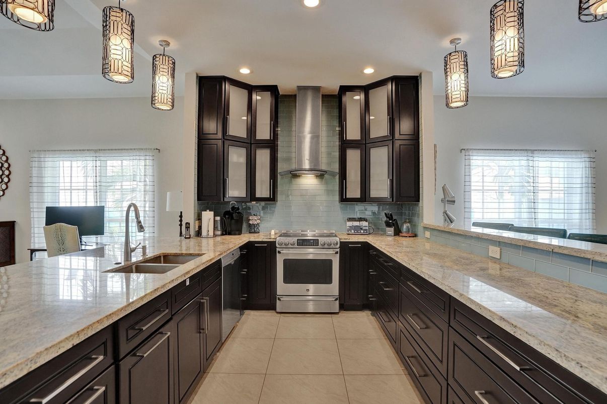 Interior, Kitchen, Recessed Lighting, Stainless Steel Appliances