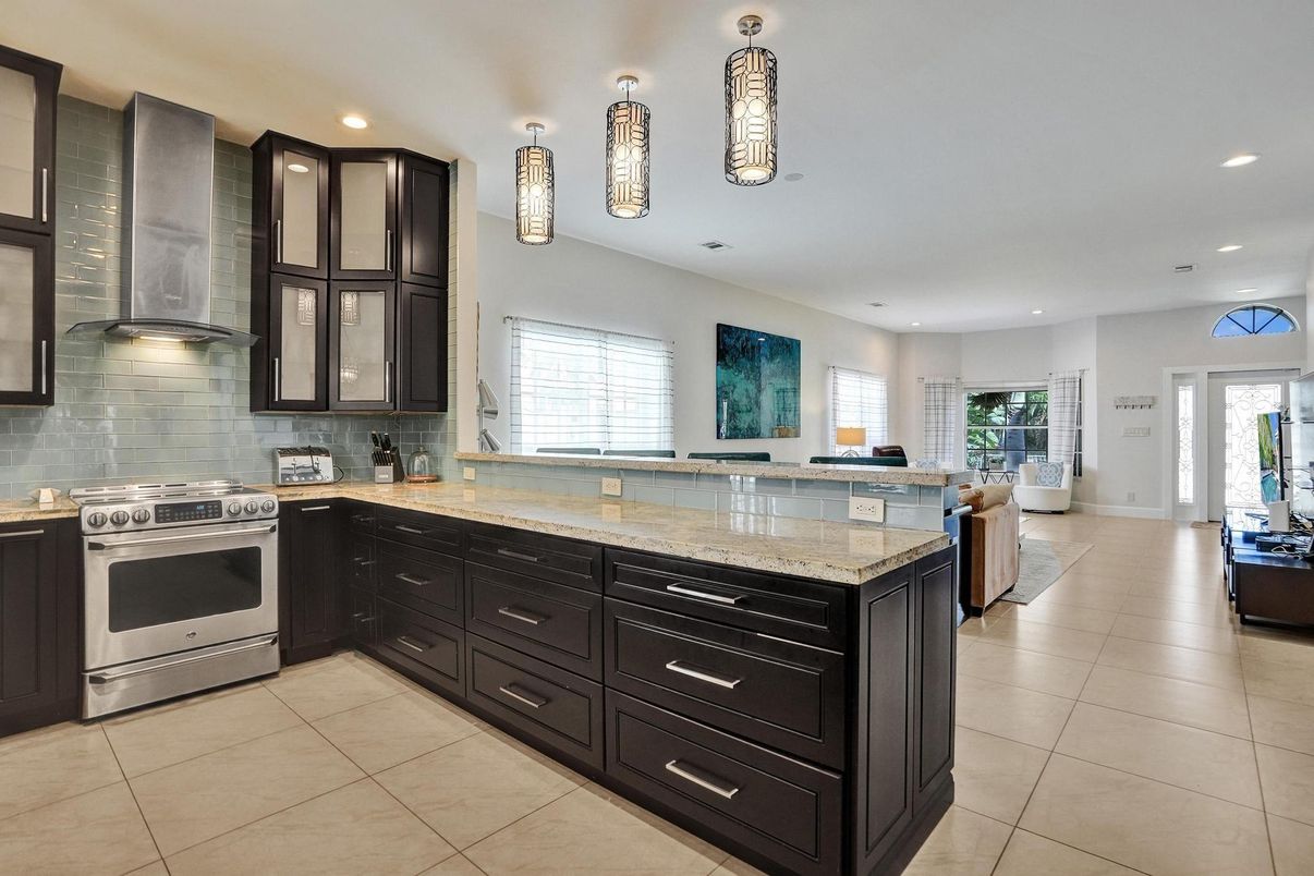 Interior, Kitchen, Recessed Lighting, Stainless Steel Appliances