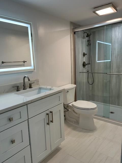 Bathroom, Glass Shower, Interior, Marble