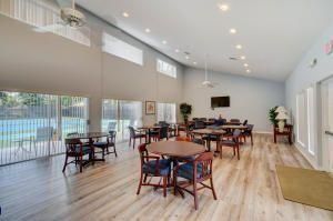 Dining room, Interior, Pendant Lights, Recessed Lighting, Wood Texture Flooring