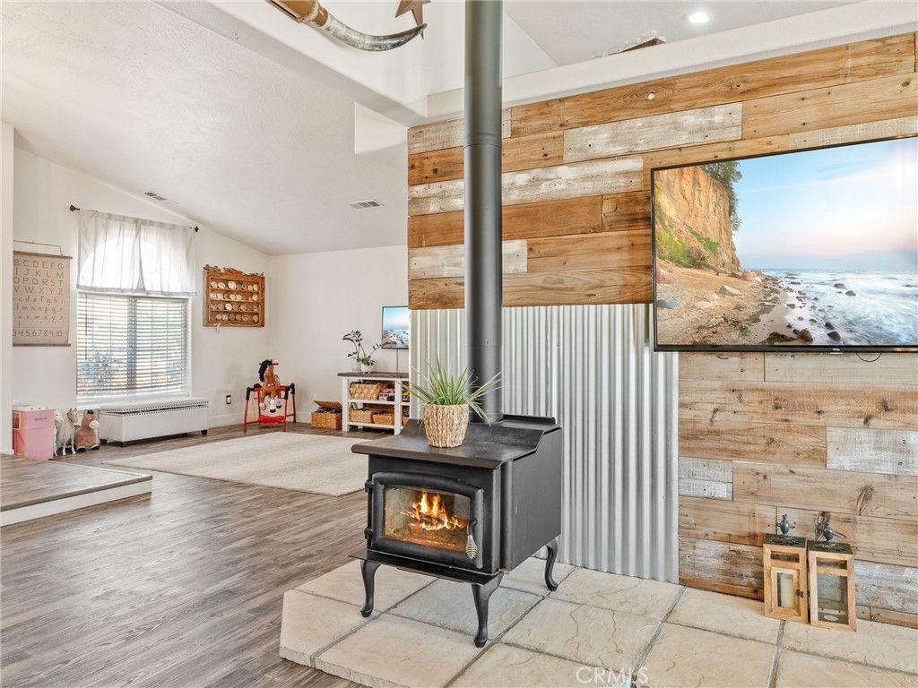 Fireplace, Interior, Wood Texture Flooring, Wooden Walls
