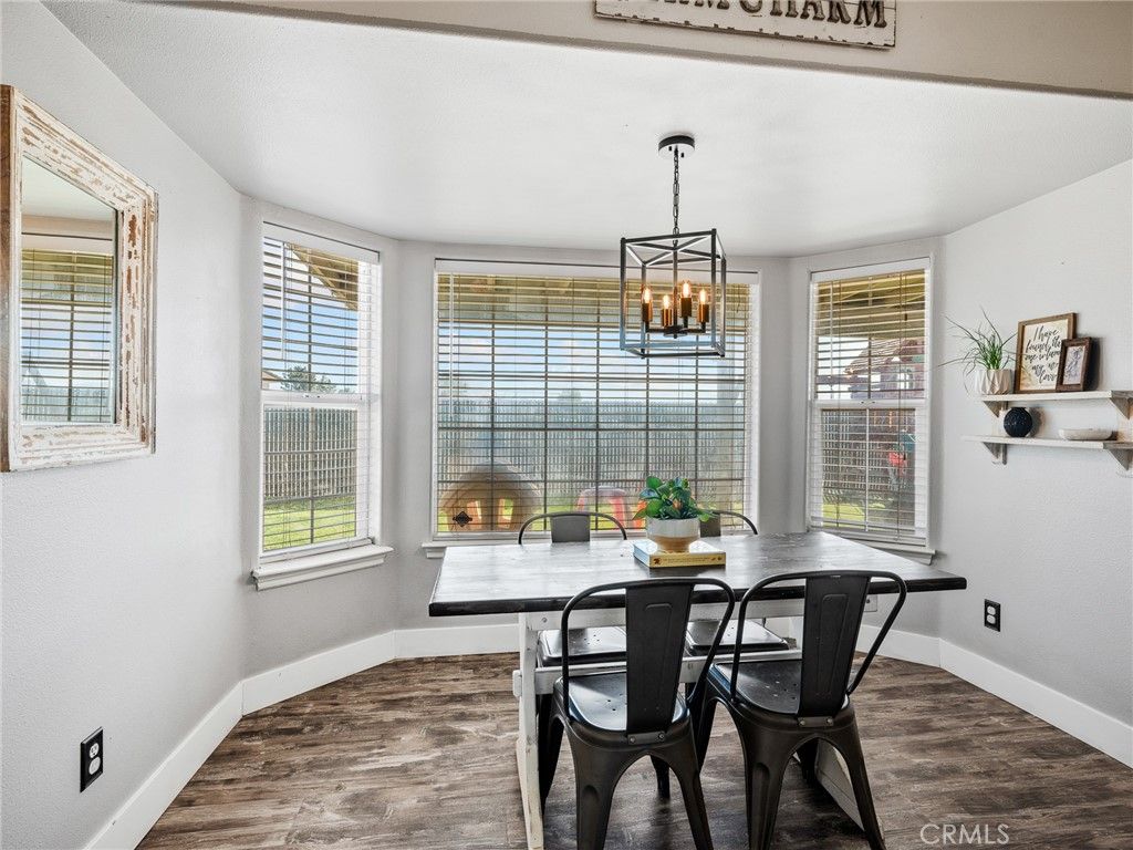 Chandelier, Dining room, Interior, Pendant Lights, Wood Texture Flooring