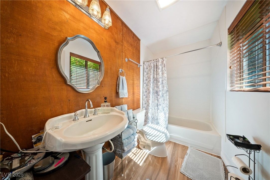 Bathroom, Interior, Wood Texture Flooring