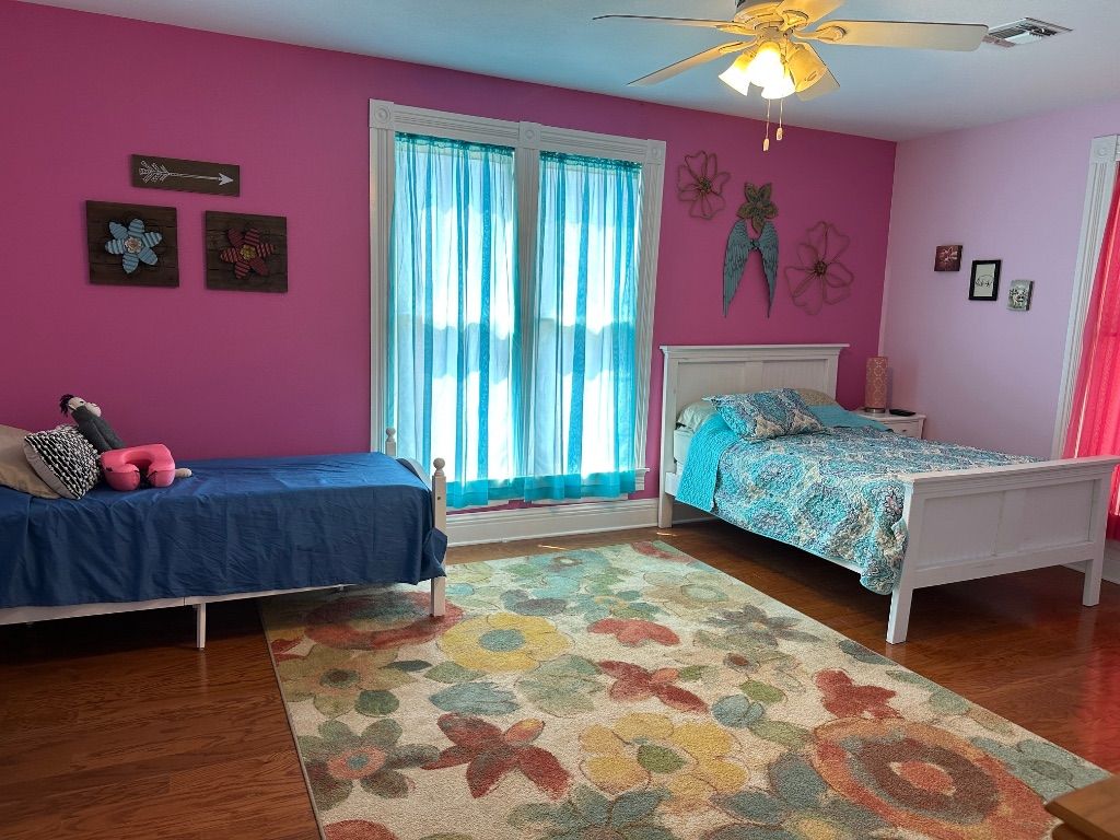 Bedroom, Interior, Wood Texture Flooring