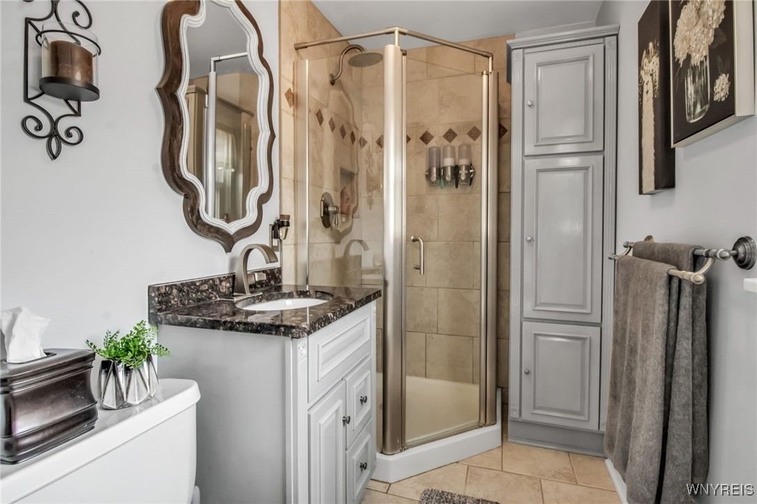 Bathroom, Glass Shower, Interior
