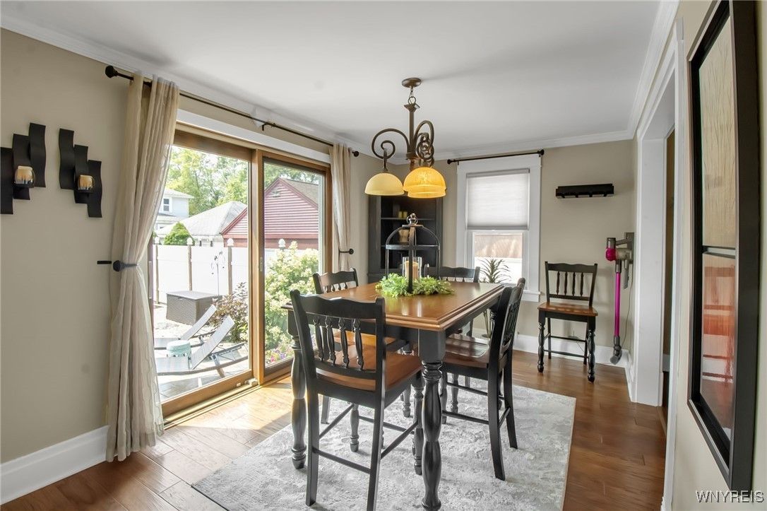 Dining room, Interior, Wood Texture Flooring