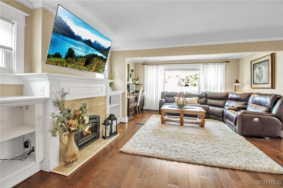 Fireplace, Interior, Living room, Wood Texture Flooring