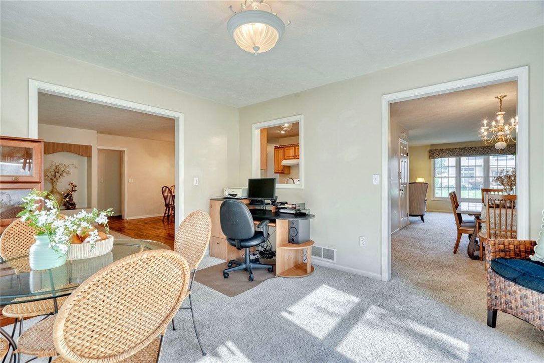 Chandelier, Home Office, Interior
