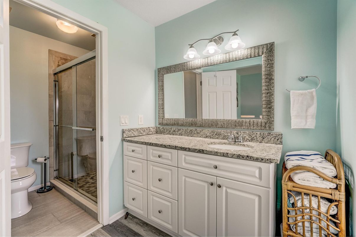 Bathroom, Glass Shower, Interior