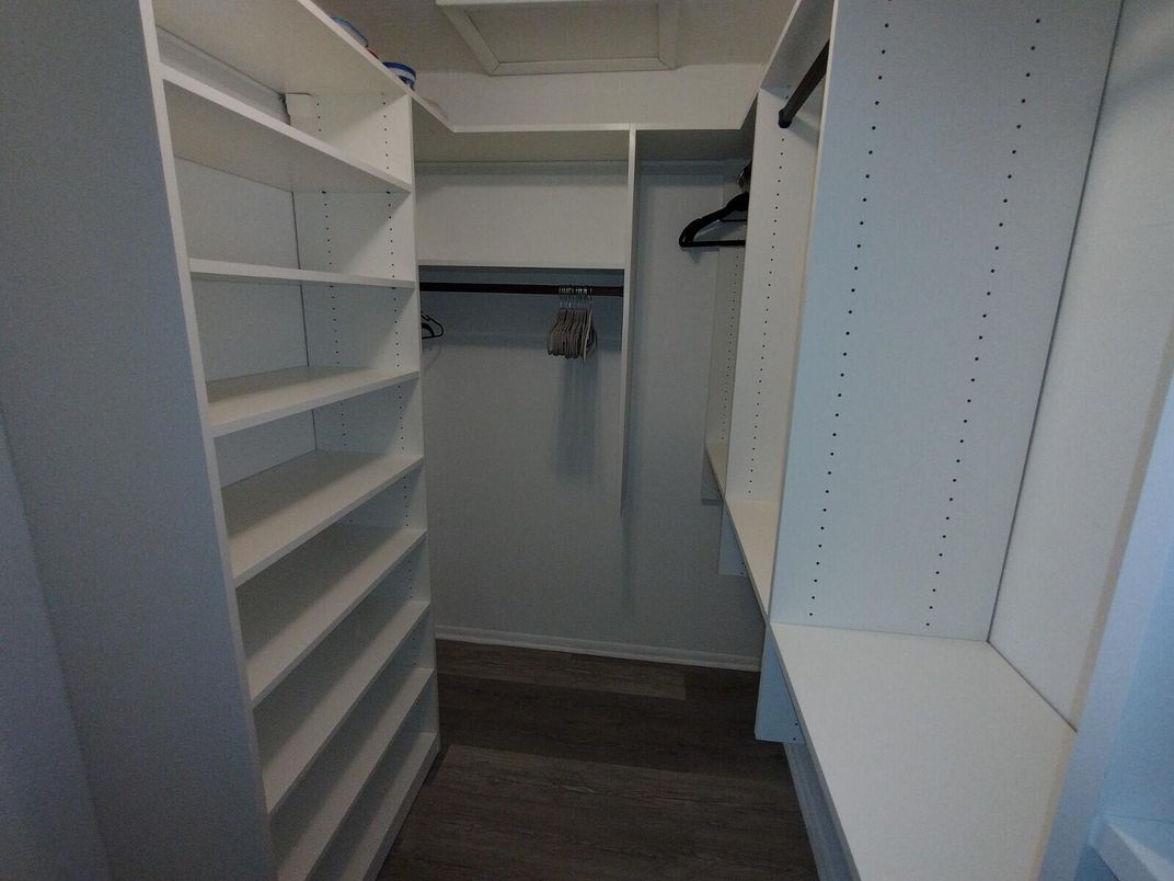 Interior, Walk-in Closets, Wood Texture Flooring