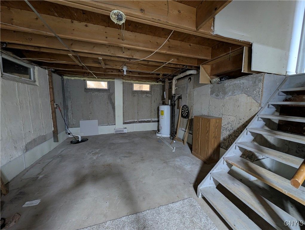 Interior, Stone Walls, Wooden Beams