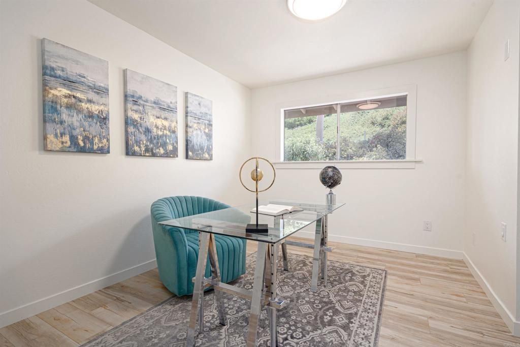 Home Office, Interior, Wood Texture Flooring