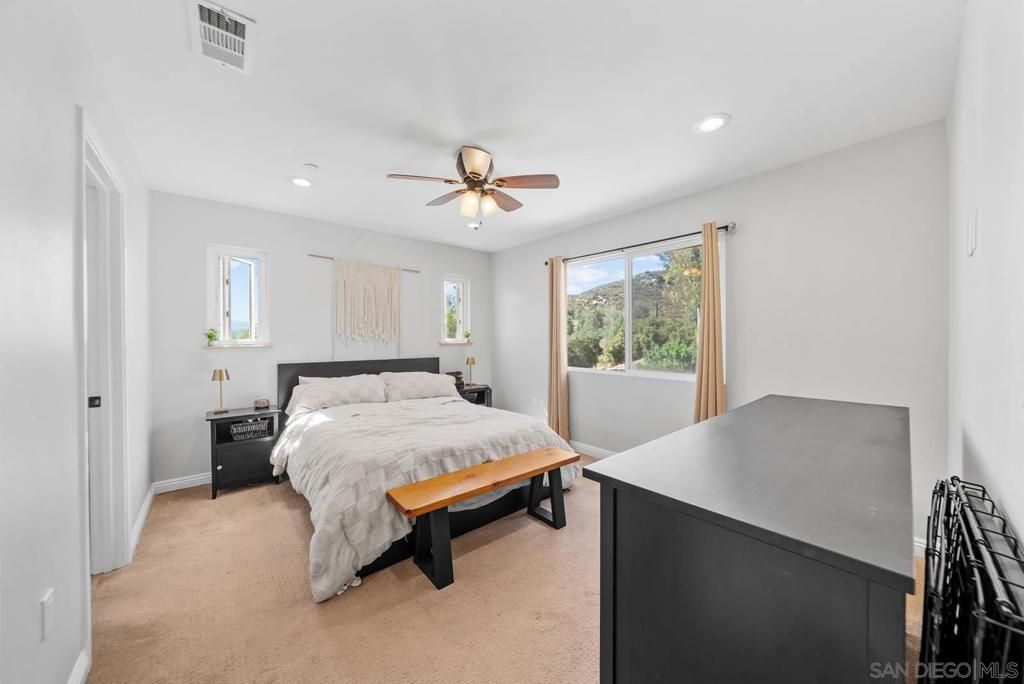 Bedroom, Interior, Recessed Lighting