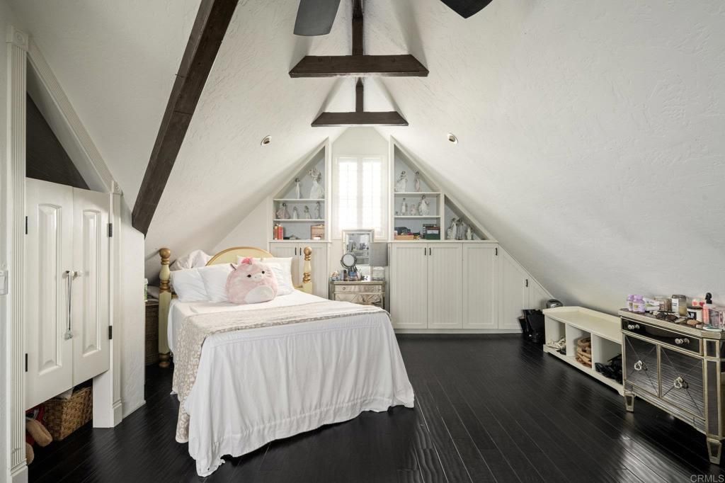 Bedroom, Interior, Wooden Beams, Wood Texture Flooring