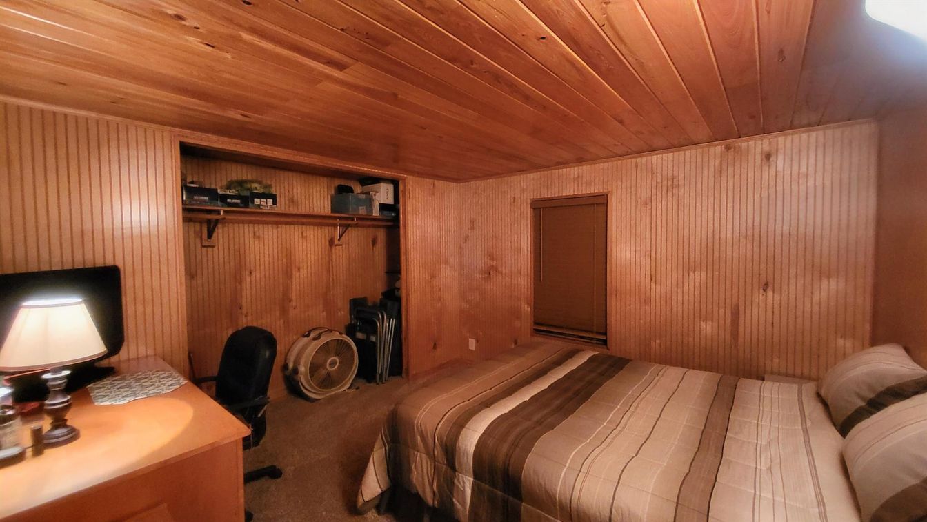 Bedroom, Interior, Wooden Ceilings, Wooden Walls