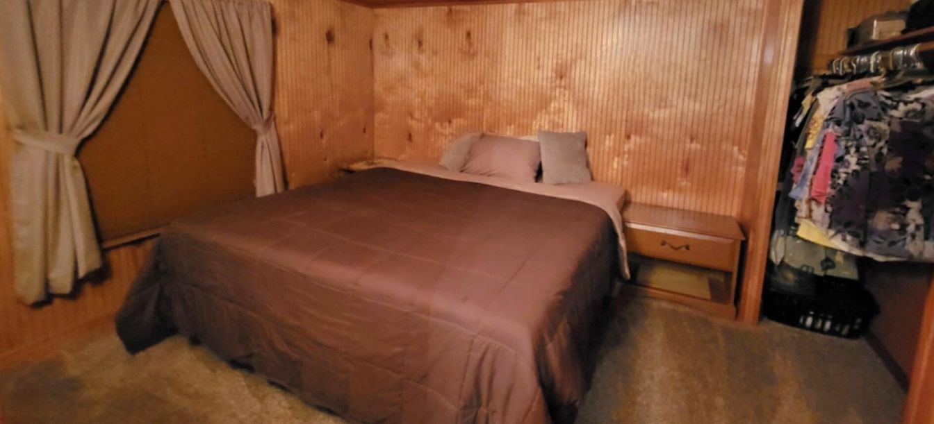 Bedroom, Interior, Wooden Walls