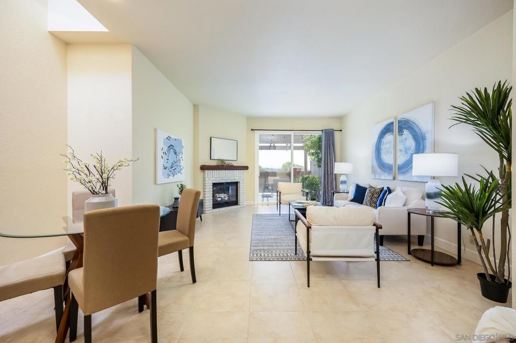 Dining room, Fireplace, Interior, Living room