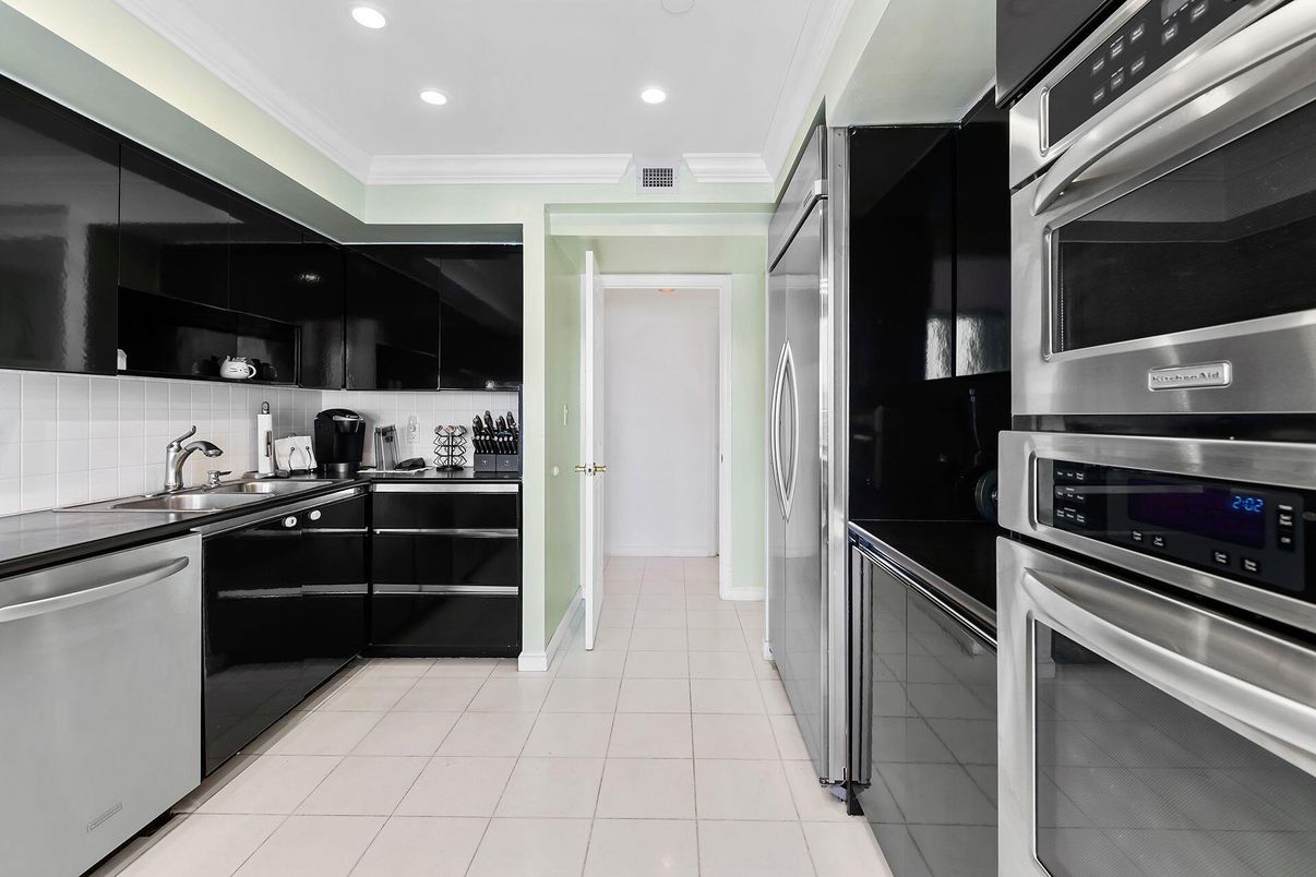 Interior, Kitchen, Recessed Lighting, Stainless Steel Appliances