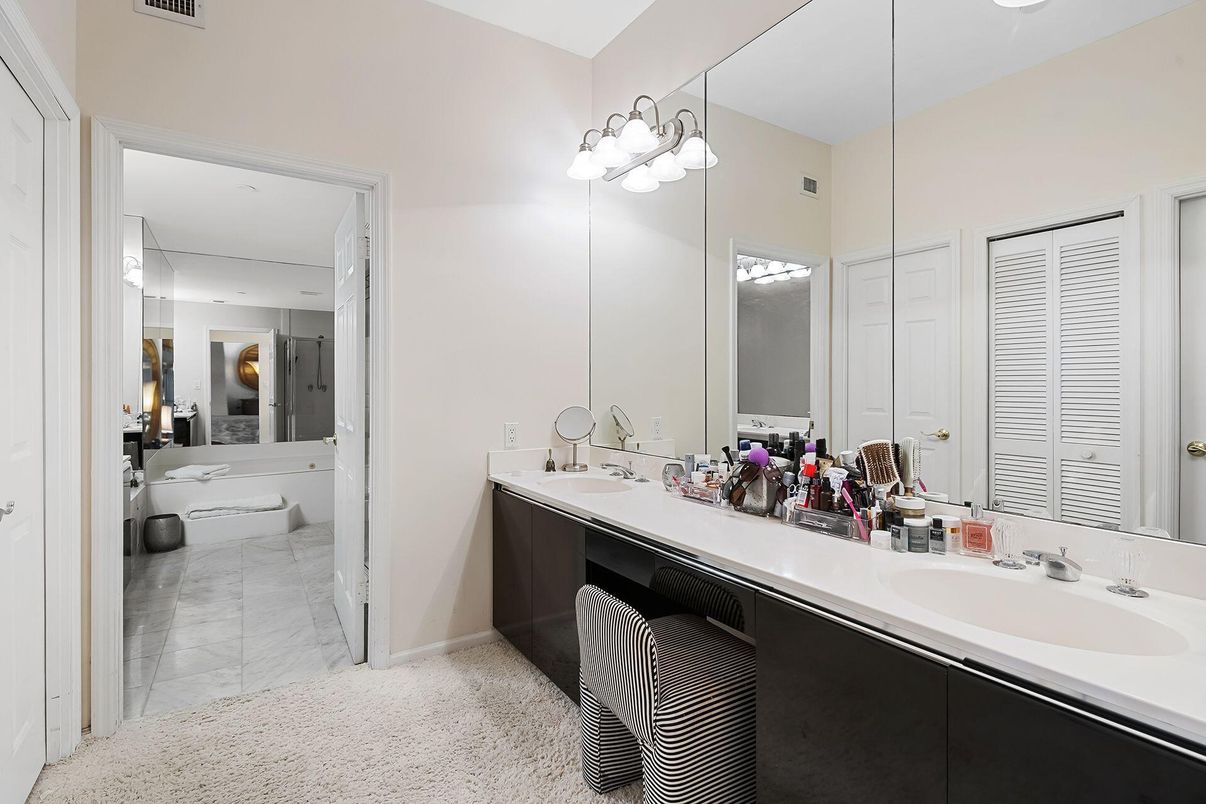 Bathroom, Dual Sink Vanities, Interior, Marble