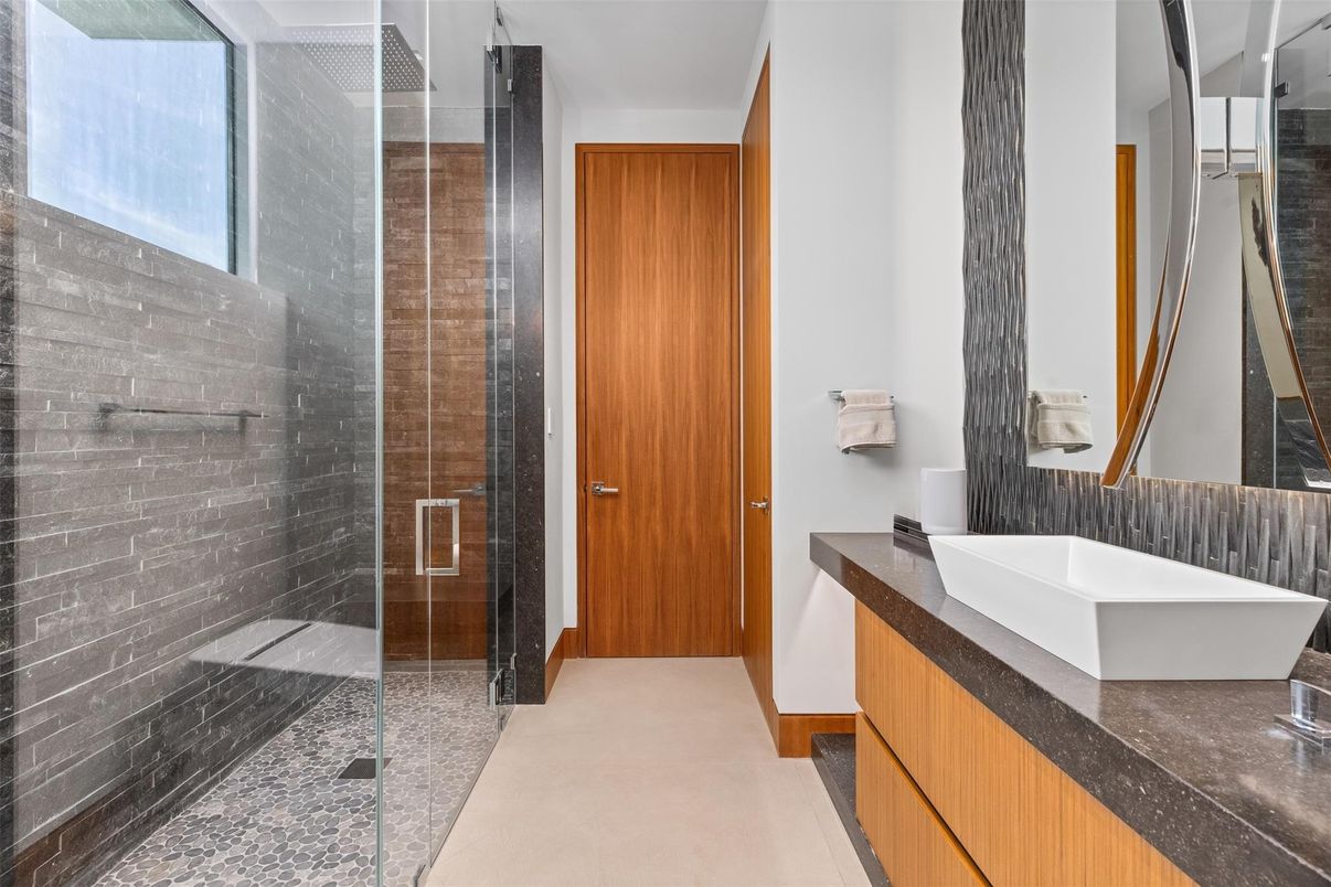 Bathroom, Glass Shower, Interior