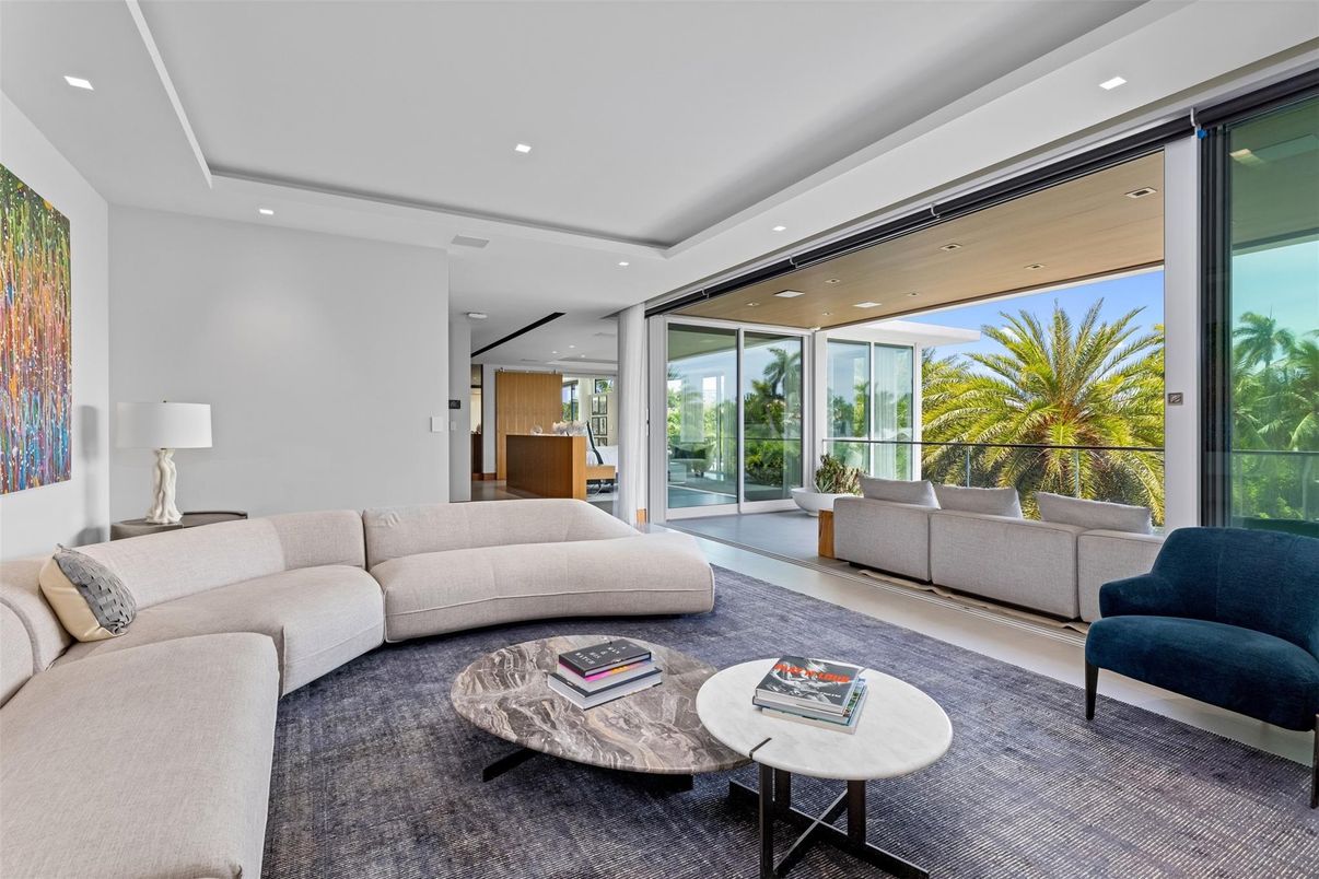Interior, Living room, Recessed Lighting
