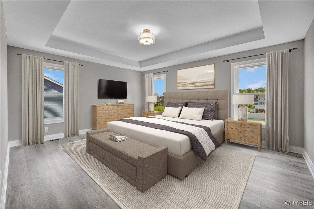 Bedroom, Interior, Wood Texture Flooring