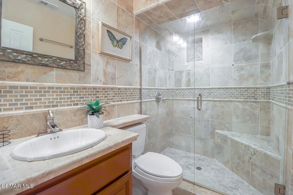 Bathroom, Glass Shower, Interior