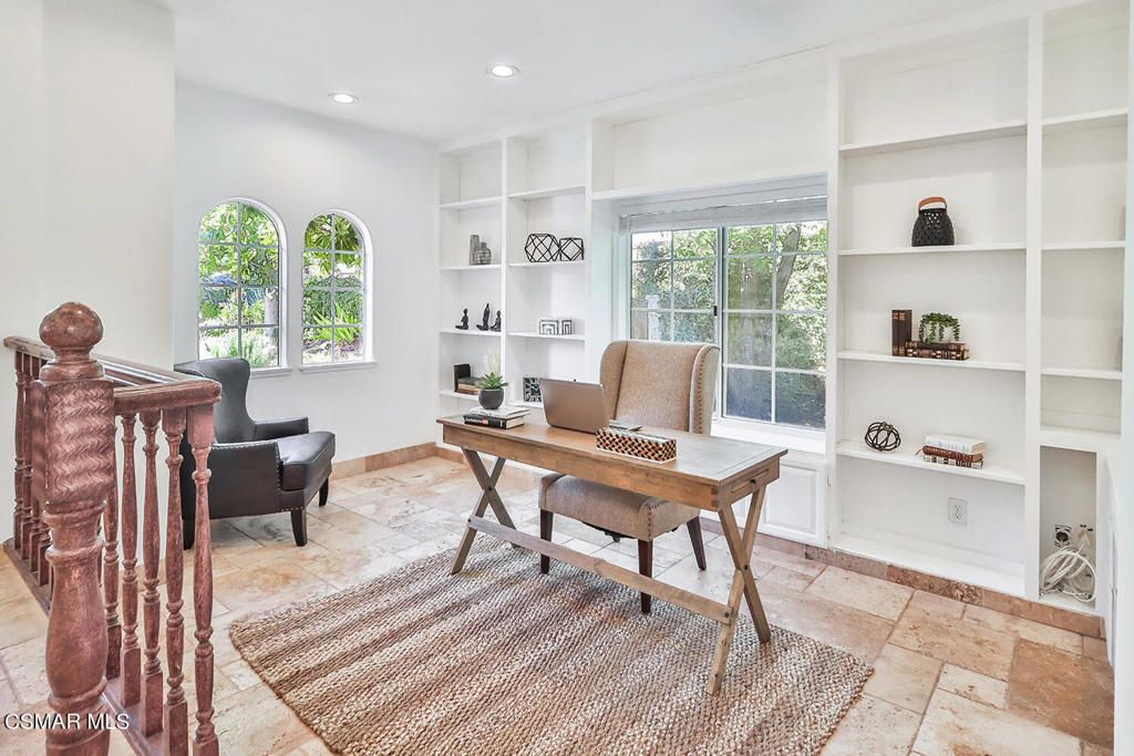 Home Office, Interior, Recessed Lighting