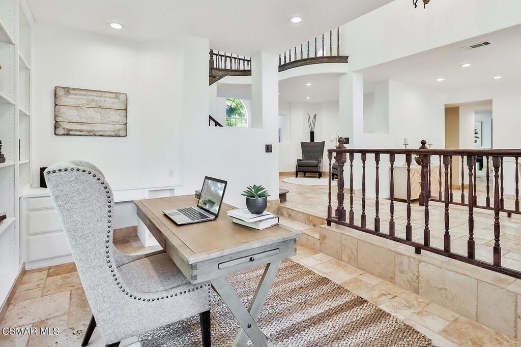 Home Office, Interior, Recessed Lighting