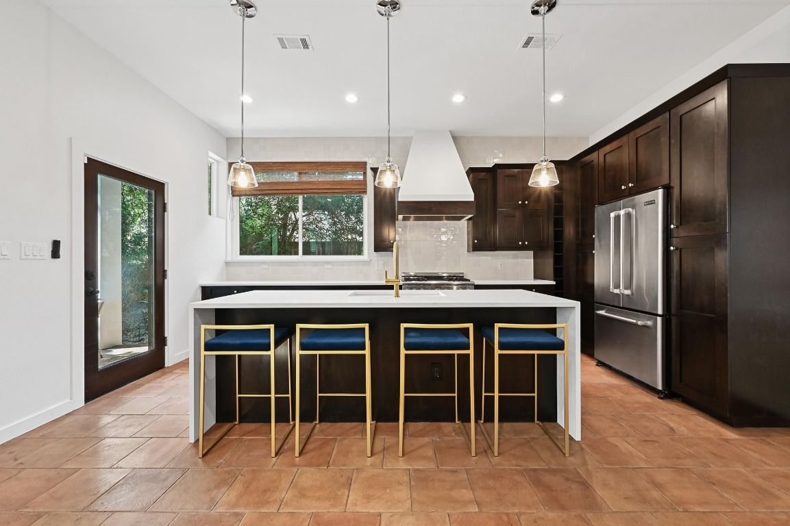 Interior, Kitchen, Pendant Lights, Recessed Lighting