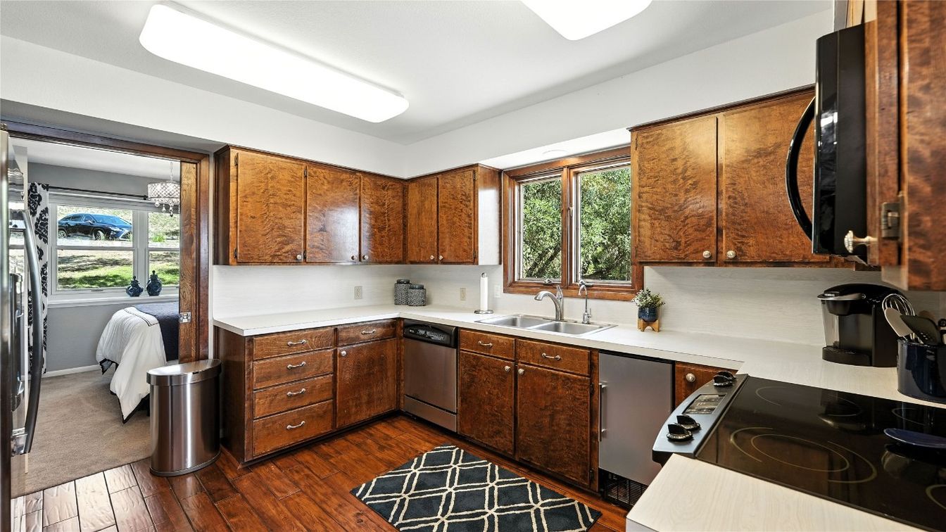 Interior, Kitchen, Wood Texture Flooring