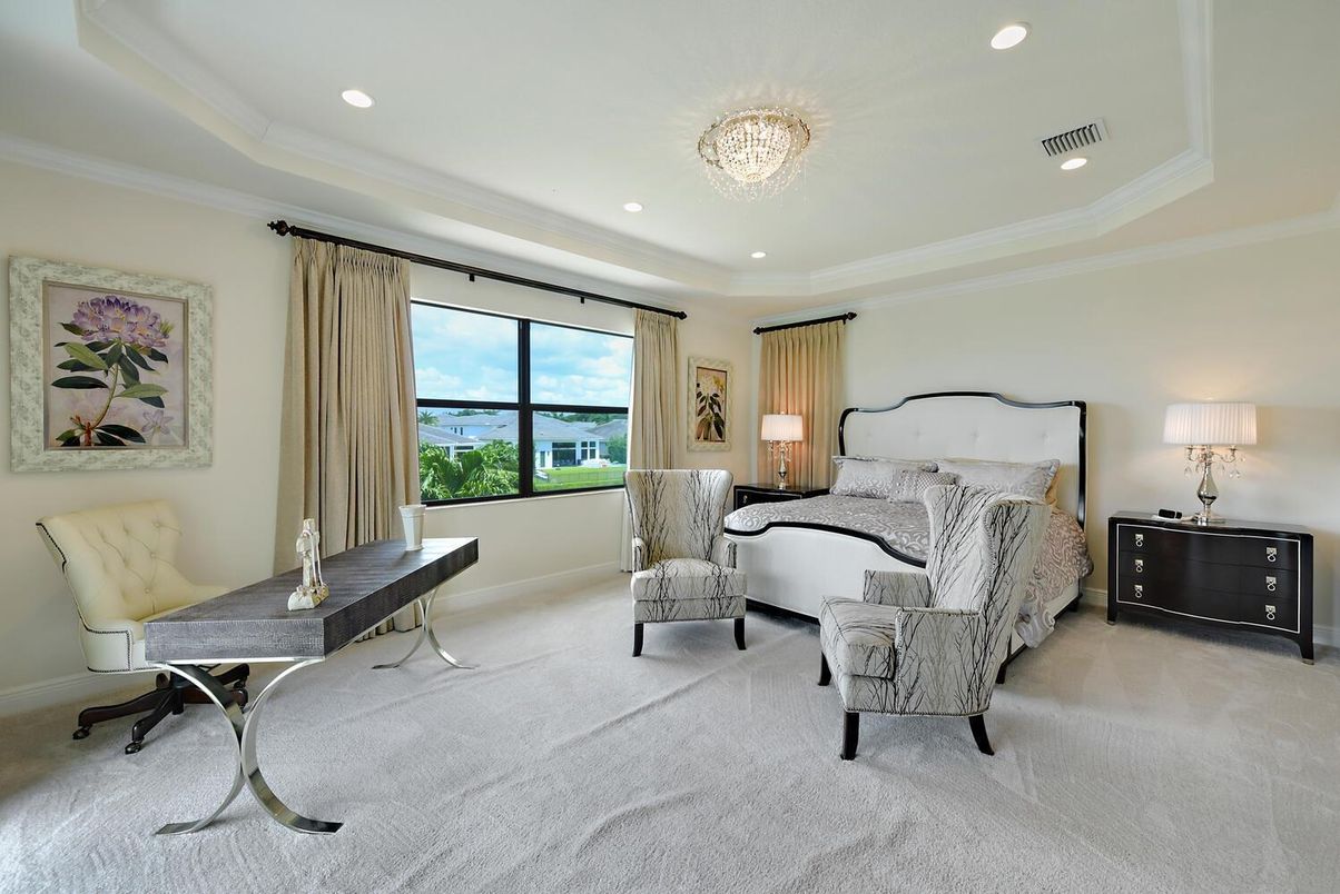 Bedroom, Interior, Recessed Lighting