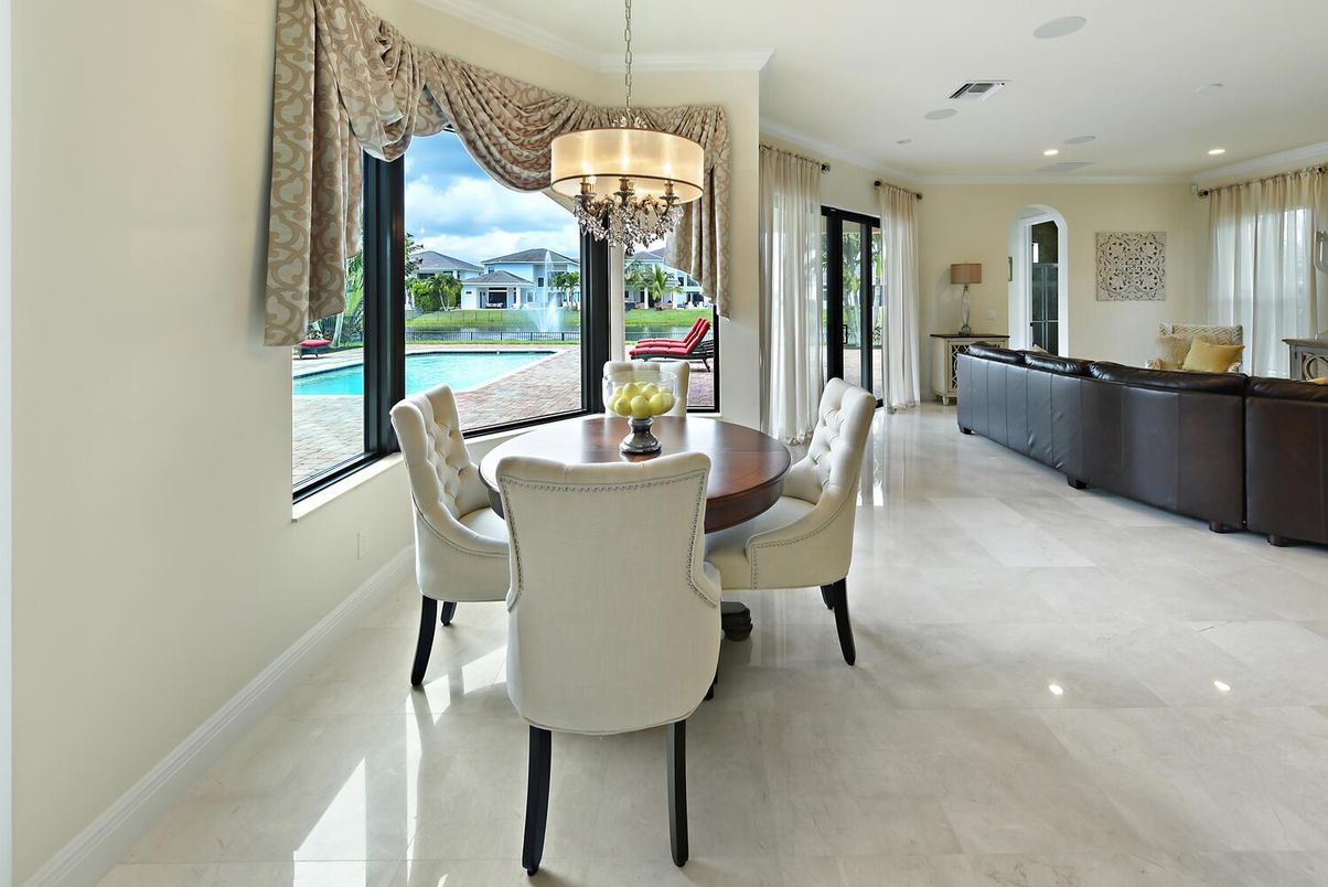 Chandelier, Dining room, Interior, Recessed Lighting