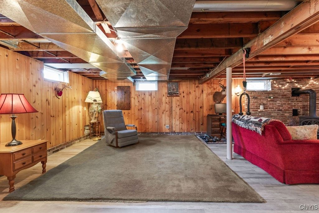 Interior, Living room, Stone Walls, Wooden Beams, Wood Texture Flooring, Wooden Walls