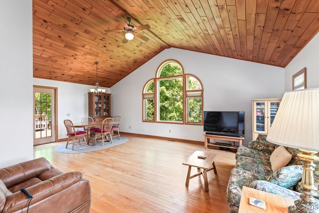 Chandelier, Dining room, Interior, Living room, Wooden Ceilings, Wood Texture Flooring