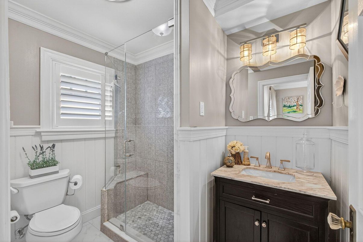 Bathroom, Glass Shower, Interior