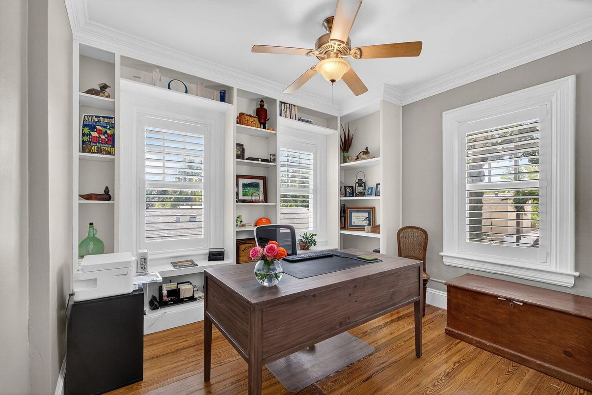 Home Office, Interior, Wood Texture Flooring