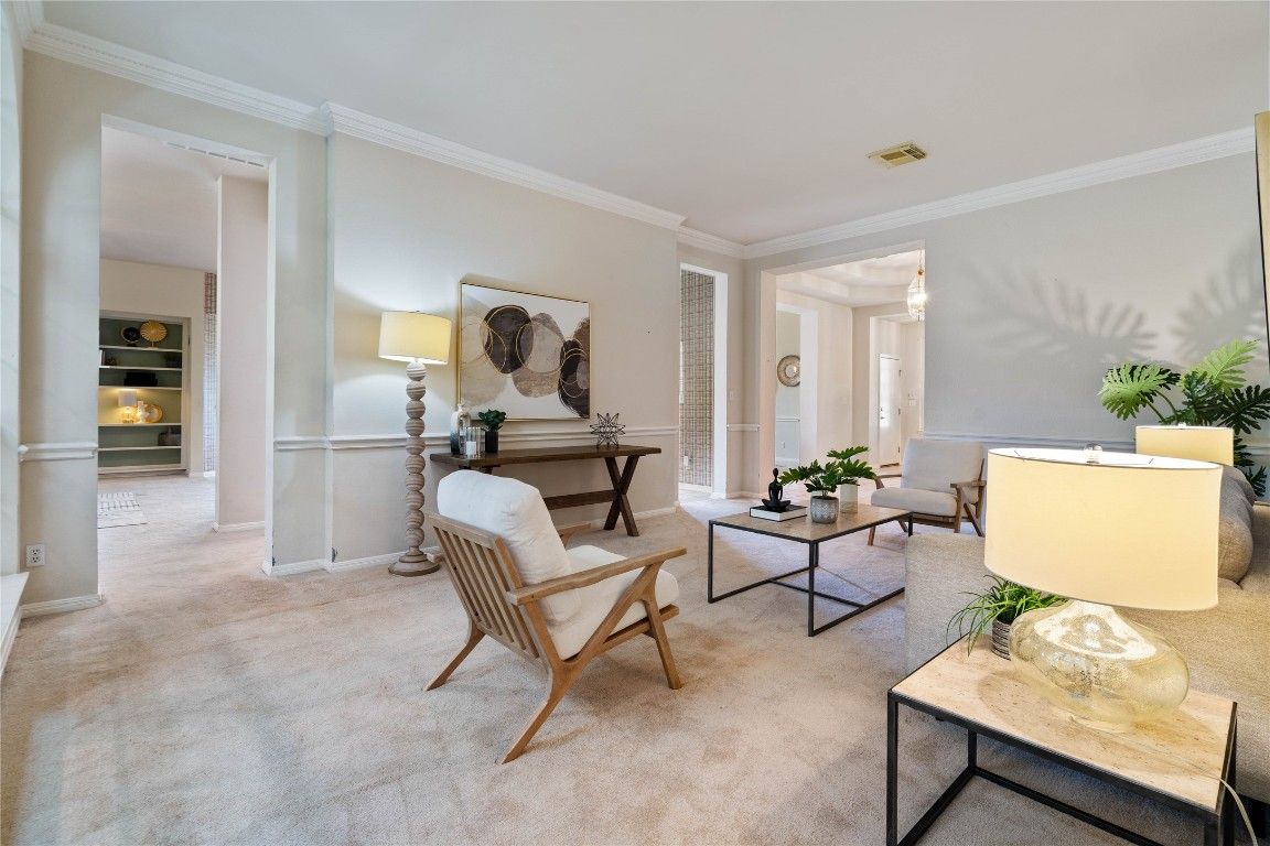 Dining room, Interior, Recessed Lighting