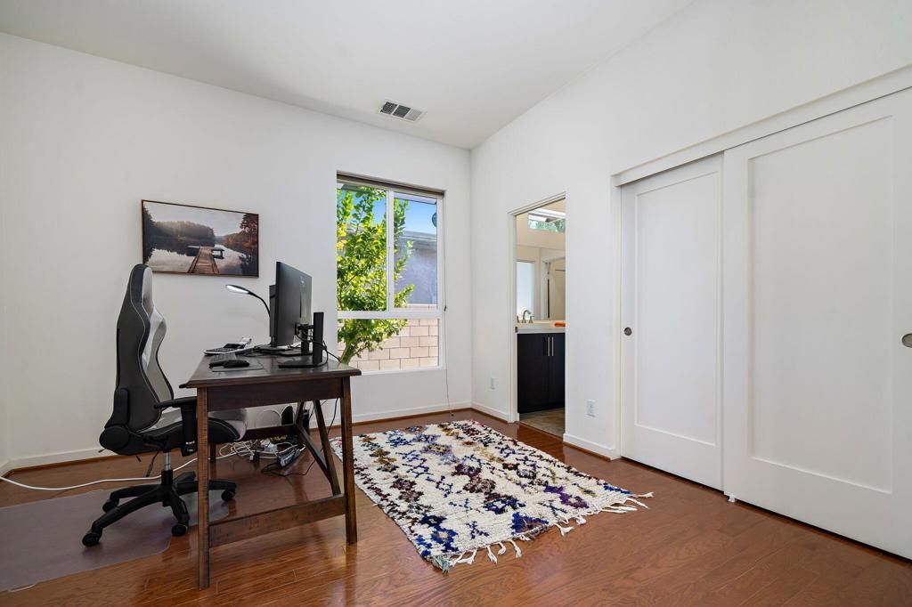 Home Office, Interior, Wood Texture Flooring