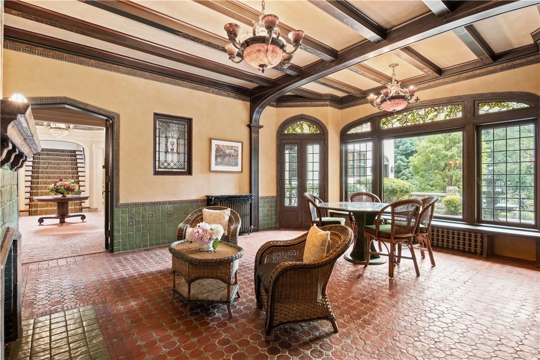 Chandelier, Dining room, Interior, Pendant Lights, Wooden Beams