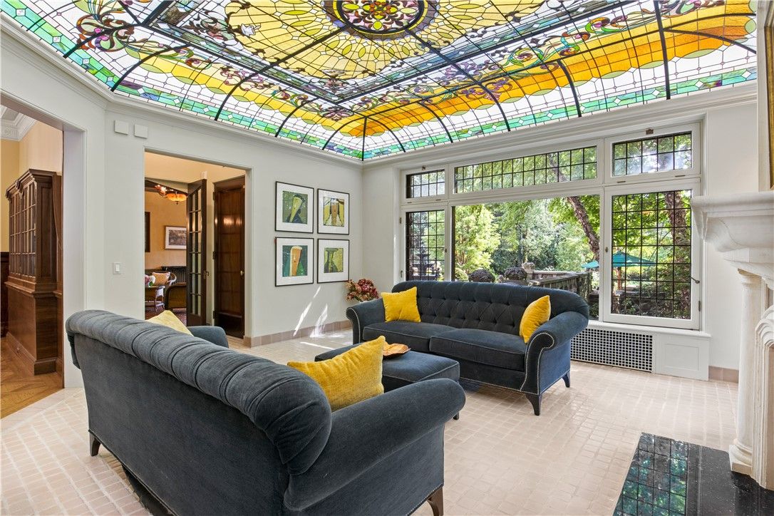 Fireplace, Interior, Living room, Sun Room